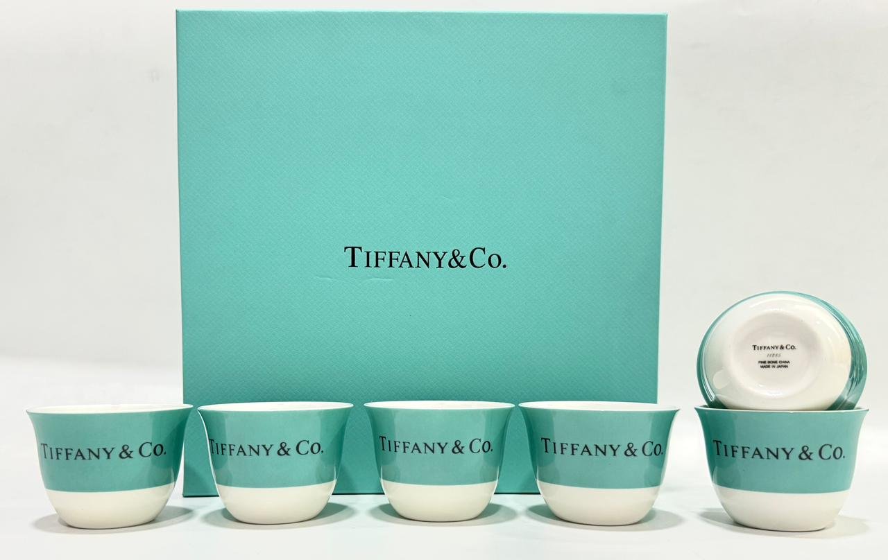 Tiffany & Co. Arabic coffeeÂ set of six cups
